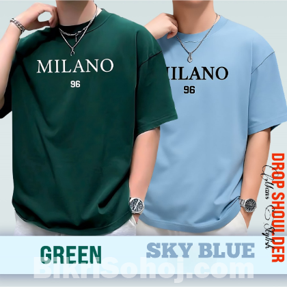 ড্রপ শোল্ডার- Milano t-shirt: আরামের সেরা মিশ্রণ